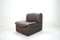 Vintage DS12 Modular Brown Leather Sofa from de Sede, Set of 6, Image 9