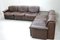 Vintage DS12 Modular Brown Leather Sofa from de Sede, Set of 6 1