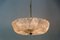 Brass and Glass Ceiling Lamp from J. T. Kalmar, 1960s 4