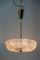 Brass and Glass Ceiling Lamp from J. T. Kalmar, 1960s 8