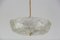 Brass and Glass Ceiling Lamp from J. T. Kalmar, 1960s, Image 3