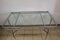 Vintage Nickeled Glass Dining Table 7
