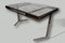 Vintage Nickeled Glass Dining Table 8