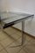 Vintage Nickeled Glass Dining Table, Image 5