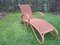 Vintage Rattan Garden Lounger by Erich Dieckmann for F. Kerber 3