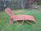 Vintage GartenLiegestuhl aus Rattan von Erich Dieckmann für F. Kerber