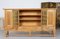 Large Vintage Danish Oak & Glass Sideboard, 1950s, Image 3