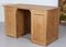 Vintage Pine Twin Pedestal Desk 6