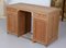 Vintage Pine Twin Pedestal Desk 9