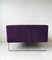 Minimalist Purple Suede Corner Chair by Patricia Urquiola for Moroso, 2002 2