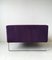 Silla esquinero minimalista de gamuza morada de Patricia Urquiola para Moroso, 2002, Imagen 2