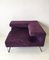 Minimalist Purple Suede Corner Chair by Patricia Urquiola for Moroso, 2002 3