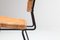 Cane & Black Metal Dining Chairs by Dirk van Sliedregt, 1950s, Set of 2 8