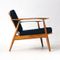 Mid-Century Walnut Wood Lounge Chair, 1960s 7