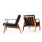 Mid-Century Walnut Wood Lounge Chair, 1960s 3