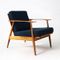 Mid-Century Walnut Wood Lounge Chair, 1960s 6