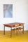 Mid-Century Teak Table with Iron Legs, 1960s 4