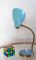 Lampe Mid-Century Bleu Clair, Italie, 1950s 4