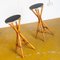 Vintage Skai, Cane & Aluminum Stools, Set of 2 4