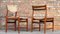 Sedie da pranzo vintage in teak, Danimarca, anni '60, set di 2, Immagine 6