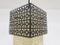 Lampada vintage in alluminio con motivo geometrico, anni '60, Immagine 5