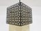 Vintage Patterned Aluminum Pendant Lamp, 1960s 5