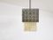 Vintage Patterned Aluminum Pendant Lamp, 1960s, Image 1