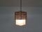 Vintage Patterned Aluminum Pendant Lamp, 1960s 6