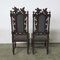 Antique Carved Wooden Chairs, 1880s, Set of 2 3