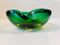 Green & Yellow Murano Glass Sommerso Bowl, 1960s, Image 3