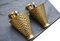 Hammered Brass Wall Lights, 1960s, Set of 2 3