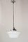 Lámpara colgante Art Déco de cromo, años 30, Imagen 3