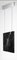 Lampada da soffitto Werner Sr. in marmo Marquinia con struttura nera di Andrea Barra per [1+2=8], 2017, Immagine 5