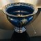 Vase Émaillé Noir et Bleu de Kähler, 1920s 2