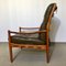 Model Läckö Leather and Mahogany Easy Chair by Ingemar Thillmark for OPE, 1960s, Image 4