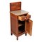 Antique Art Nouveau Mahogany and Marble Nightstand, Image 5