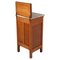 Antique Art Nouveau Mahogany and Marble Nightstand 10