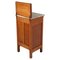 Antique Art Nouveau Mahogany and Marble Nightstand, Image 10
