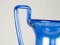 Grand Vase Vintage en Verre de Murano Bleu, Italie 5