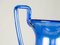 Large Vintage Italian Blue Murano Glass Vase, Image 5