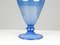Vaso vintage in vetro di Murano blu, Italia, Immagine 7