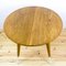 Round Spanish Oak Table, 1950s 8