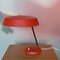 Mid-Century Red Metal Desk Lamp, 1960s 1