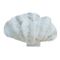 Applique moderne a forma di conchiglia in polvere di marmo bianca, Francia, anni '70, set di 2, Immagine 4