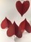 Decorative Hearts, 1990s, Set of 4 2