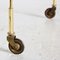 Vintage Brass & Wood Trolley, 1950s, Image 6