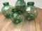 Jarres Vintage en Verre Vert, Set de 4 7