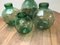 Vintage Green Glass Jars, Set of 4 7