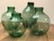 Vintage Green Glass Jars, Set of 4 4