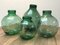 Vintage Green Glass Jars, Set of 4, Image 1